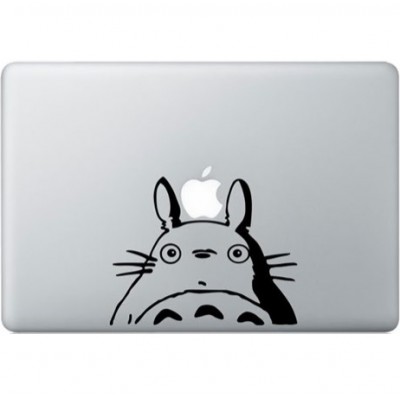 Totoro MacBook Decal Black Decals